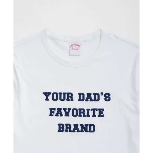 브룩스브라더스 Your Dads Favorite Brand Cotton T-Shirt