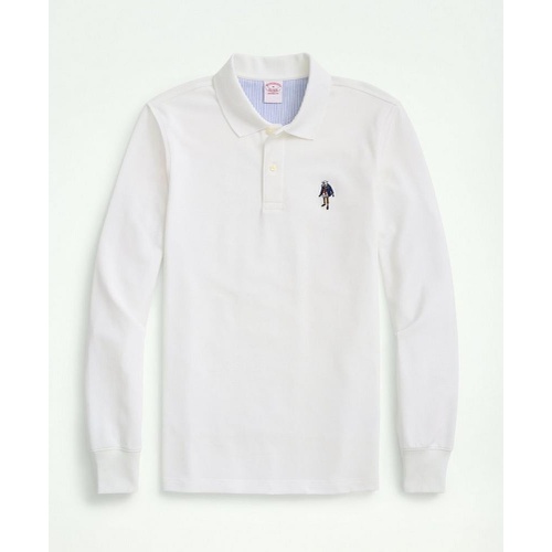 브룩스브라더스 Henry Supima Long-Sleeve Polo Shirt