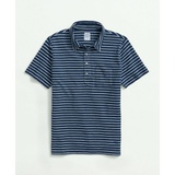 Vintage Polo in Indigo-Washed Jersey Cotton