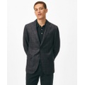 Slim Fit Checked Sport Coat in Hopsack Wool