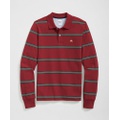 Golden Fleece Multi Striped Long Sleeve Polo in Supima Cotton