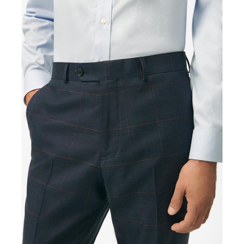 브룩스브라더스 Brooks Brothers Explorer Collection Classic Fit Wool Checked Suit Pants