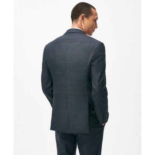 브룩스브라더스 Brooks Brothers Explorer Collection Slim Fit Wool Checked Suit Jacket