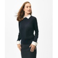 Removable Collar & Cuff Sweater in Fine Merino Wool