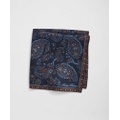 Large Paisley Silk Pocket Square