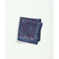 Silk Paisley Floral Pocket Square