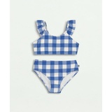 Girls Two Piece Ruffle Strap Bathing Suit