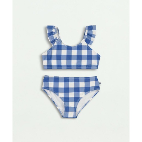 브룩스브라더스 Girls Two Piece Ruffle Strap Bathing Suit