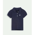 Girls Cotton Pique Polo Shirt