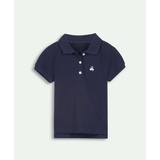 Girls Cotton Pique Polo Shirt