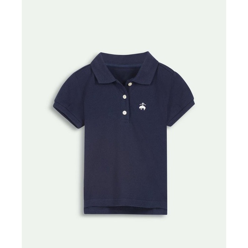 브룩스브라더스 Girls Cotton Pique Polo Shirt