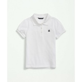 Girls Cotton Pique Polo Shirt