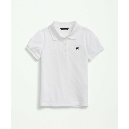 브룩스브라더스 Girls Cotton Pique Polo Shirt