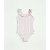 Girls Striped Swimsuit