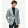 Black Fleece Shawl Collar Dinner Jacket in Silk Hopsack