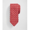 Elephant Motif Silk Tie