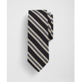 Silk-Cotton Mogador Stripe Tie