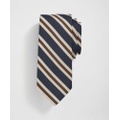 Silk-Cotton Mogador Stripe Tie