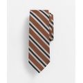 Silk-Cotton Mogador Stripe Tie