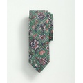 Linen Vintage Floral Tie