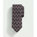 Silk Basketweave Pine Pattern Tie