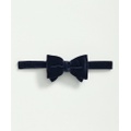 Silk Blend Velvet Bow Tie