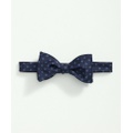 Silk Mini Square Floral Bow Tie