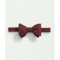 Wool Flower Medallion Bow Tie