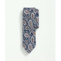 Silk Paisley Print Pattern Tie