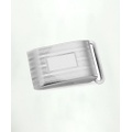 Engravable Sterling Silver Rhodium Plated Buckle