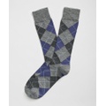 Wool Blend Argyle Socks