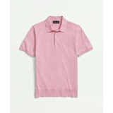 Supima Cotton Short-Sleeve Polo Sweater