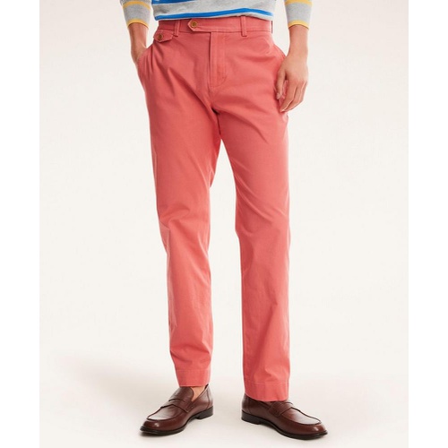 브룩스브라더스 Milano Slim-Fit Stretch Supima Cotton Poplin Chino Pants