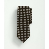 Linen Silk Alternating Mini Flower Tie