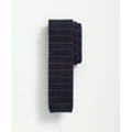 Silk Knit Thin Striped Tie