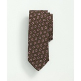 Wool Silk Basketweave Mini Paisley Tie