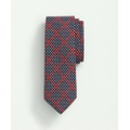 Wool Houndstooth Plaid Tie