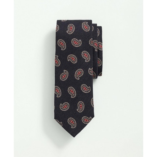 브룩스브라더스 Wool Silk Paisley Tie