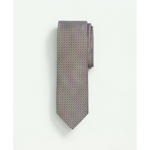 브룩스브라더스 Silk Woven Mini Geo Pattern Tie