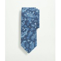 Silk Paisley Print Tie