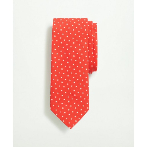 브룩스브라더스 Cotton Jacquard Star Pattern Tie