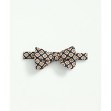 Linen Jacquard Geo Pattern Bow Tie