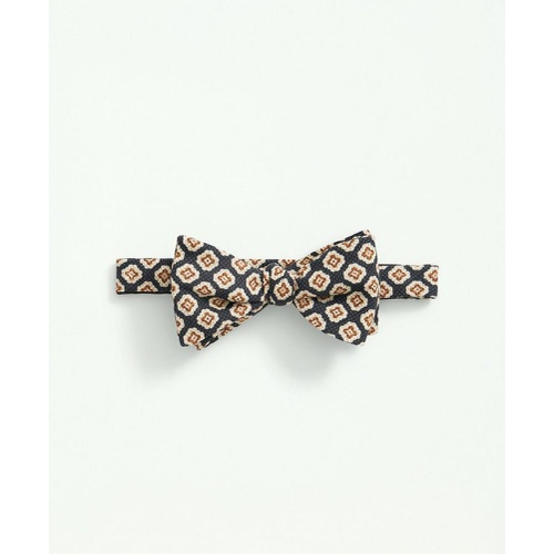 브룩스브라더스 Linen Jacquard Geo Pattern Bow Tie