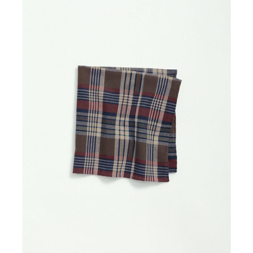 브룩스브라더스 Madras Cotton Pocket Square