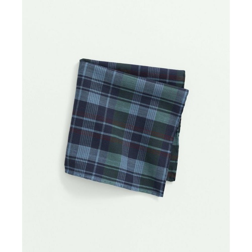 브룩스브라더스 Madras Cotton Pocket Square