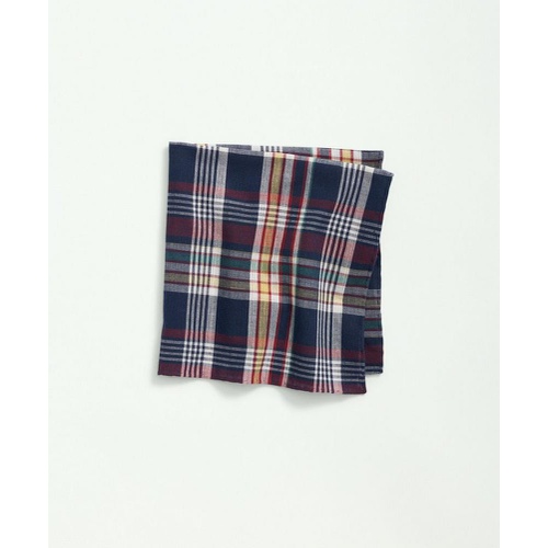 브룩스브라더스 Madras Cotton Pocket Square