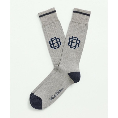 브룩스브라더스 Cotton Blend Varsity Socks