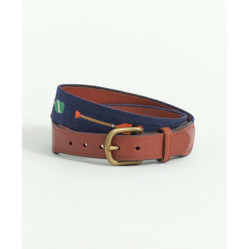 브룩스브라더스 Smathers & Branson Needlepoint Belt