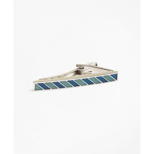 브룩스브라더스 Stripe Enamel Tie Bar