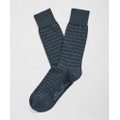 Cotton Blend Striped Socks